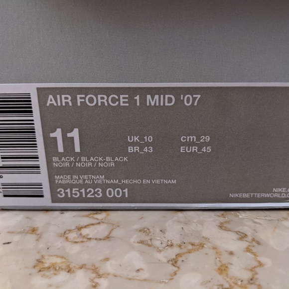 Nike Air Force 1 Mid '07 (Men's 11)(BNIB) - Picture 5 of 5
